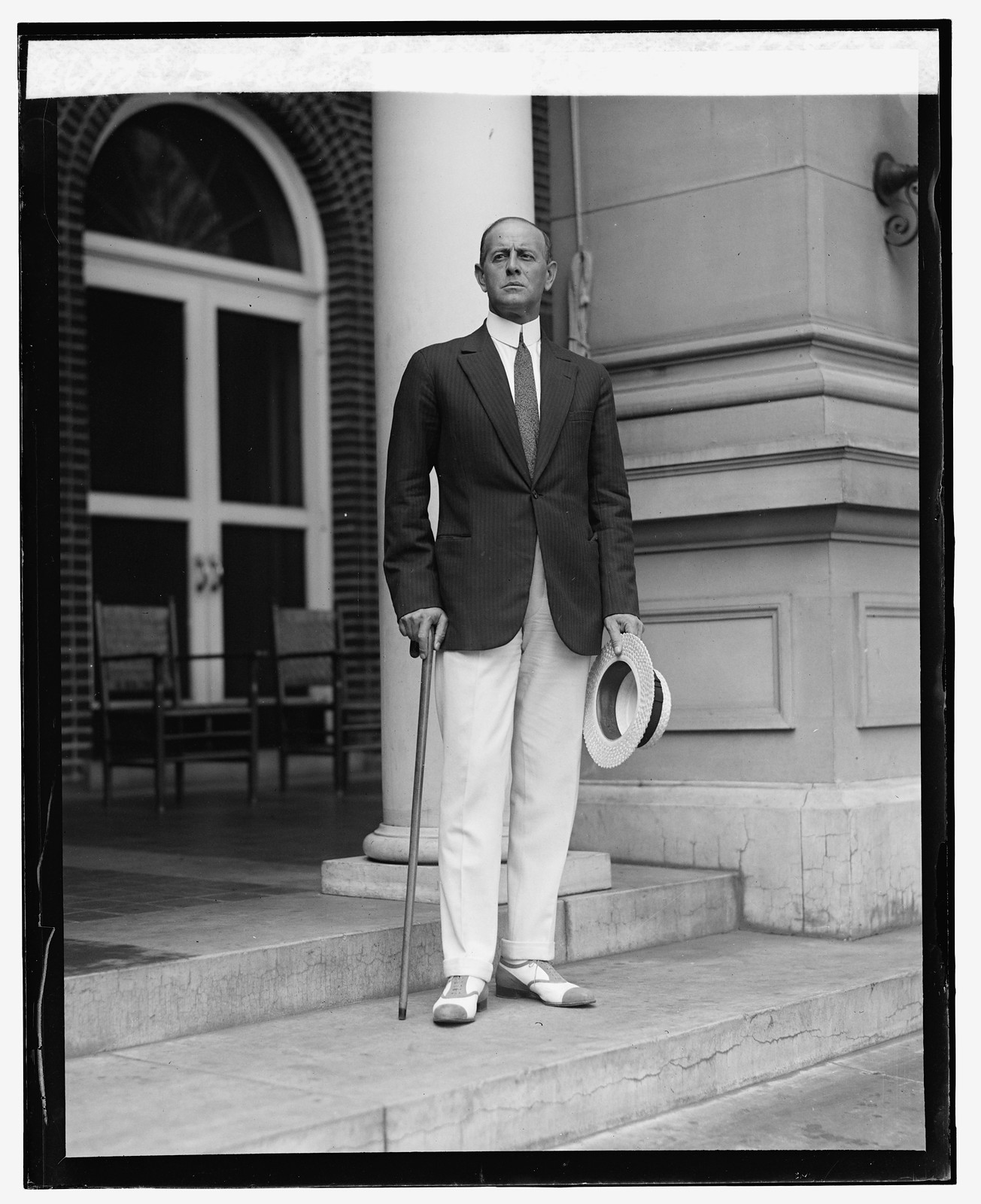Colonel Augusto Villa, Mid. Attache Italian Embassy, 8/25/25, [19]25 August 25. — historic photograph