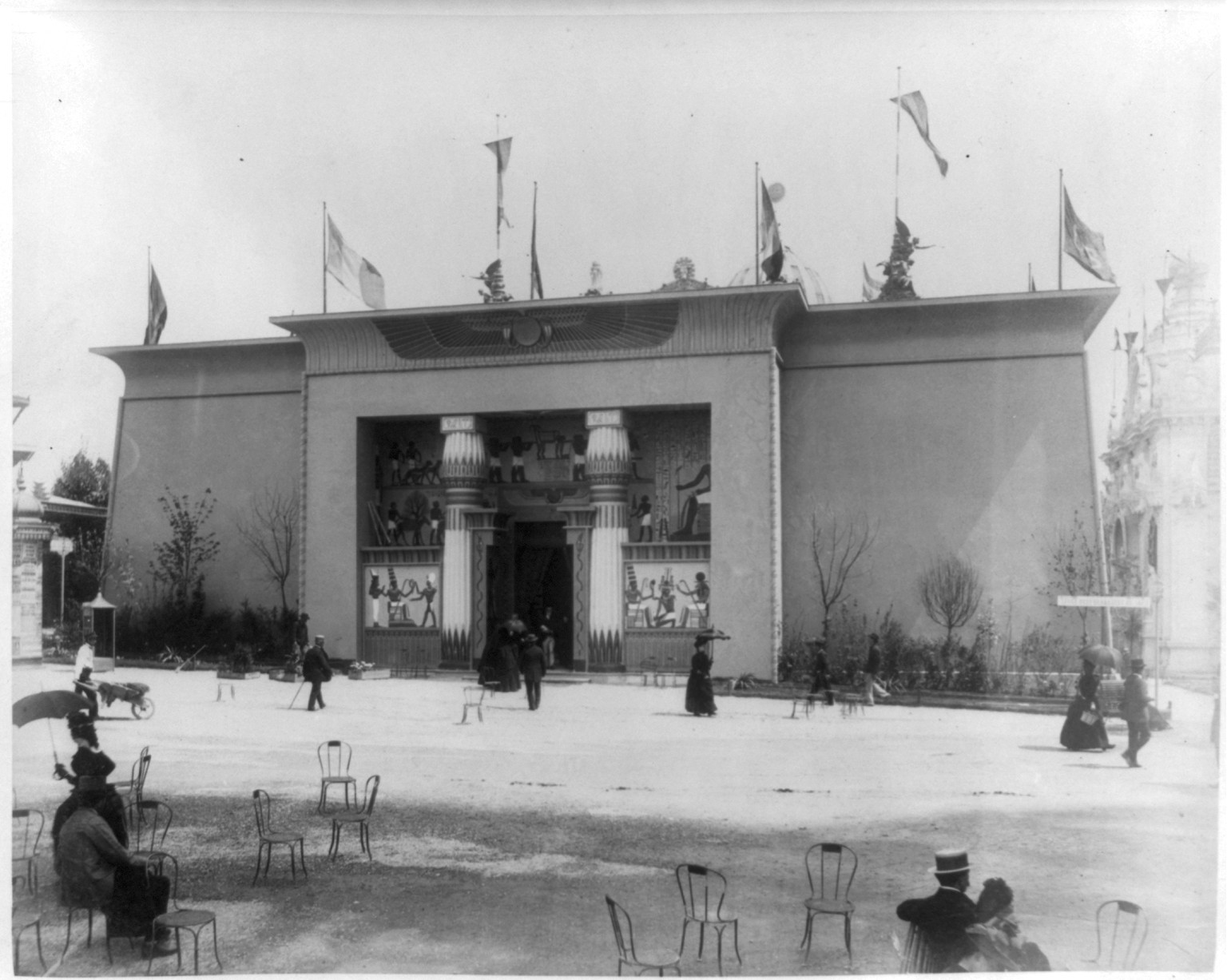 [Pavilion of the Suez Canal Company, Paris Exposition, 1889], [1889] — historic print
