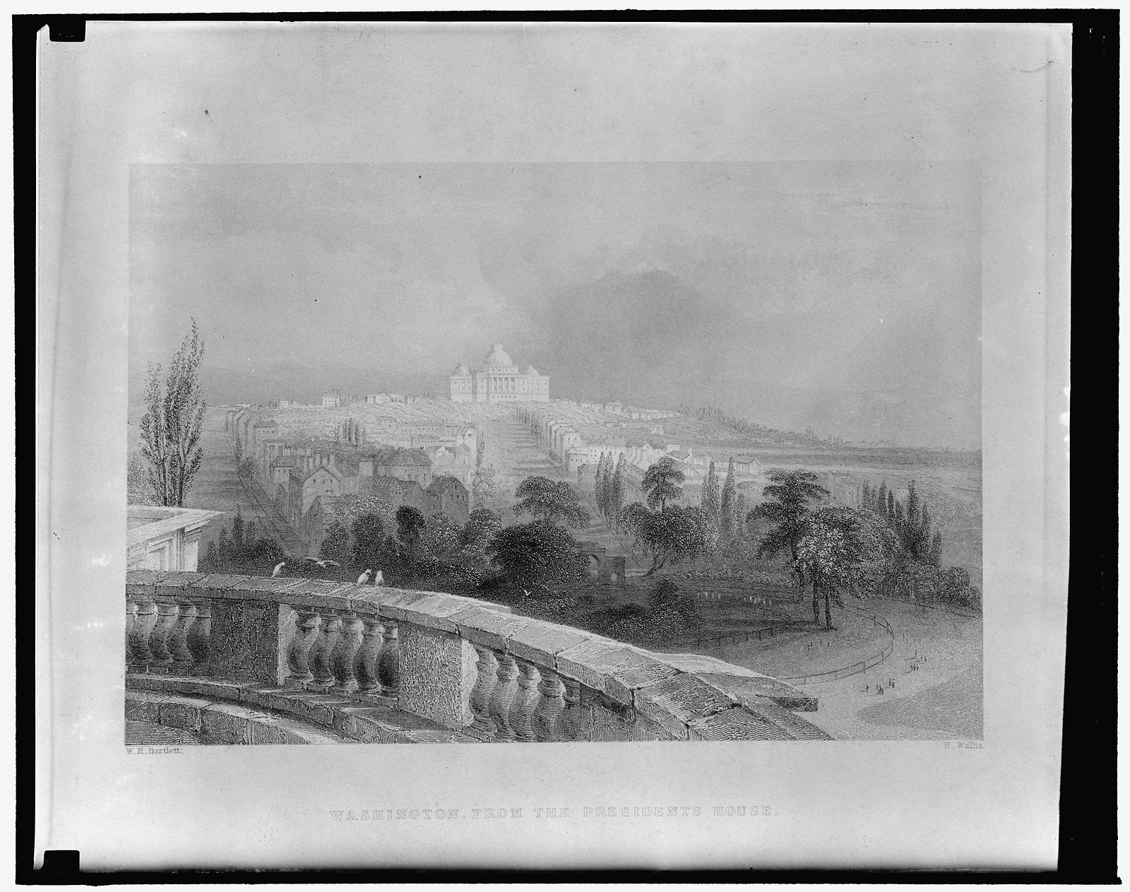 Washington, from the President's House — historic image