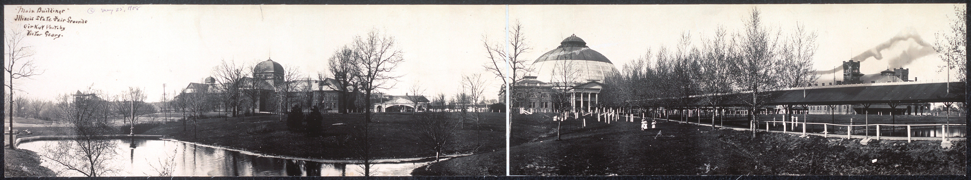 Main Buildings, State Fair Grounds, Illinois, 1906, 1906 — historic image