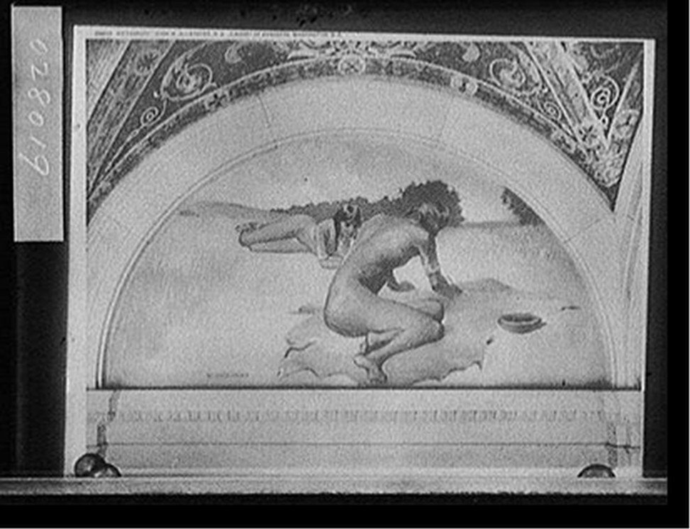 Pictograph, John W. Alexander, N.A., Library of Congress, Washington, D.C., c[between 1900 and 1912] — historic photograph