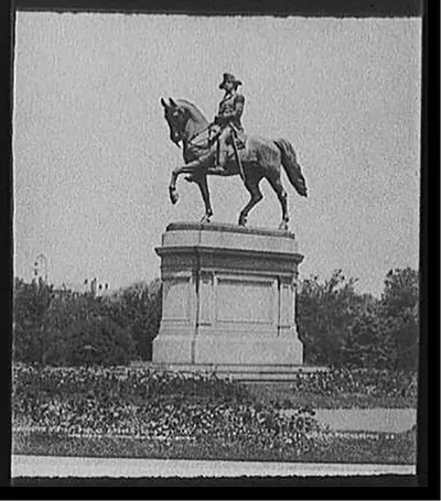 Washington statue, Public Garden, Boston