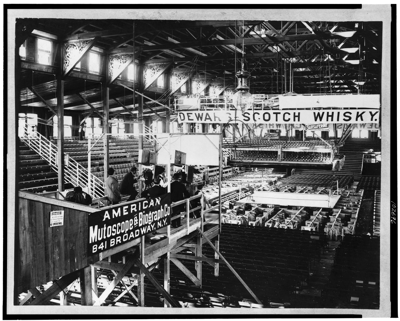Interior of Coney Island club house, c1899. — historic photograph