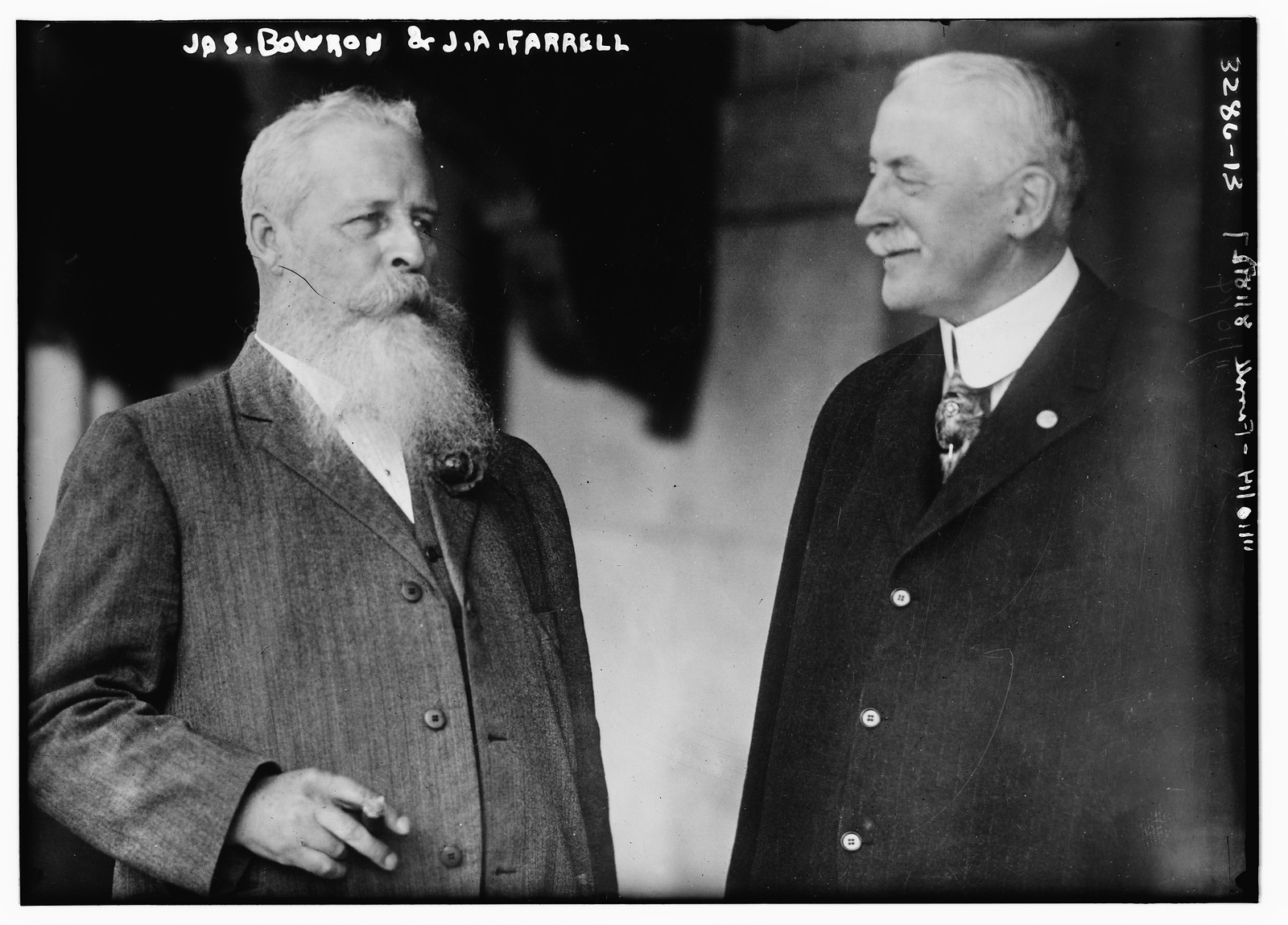 Jas. Bowron and J.A. Farrell, n/a — historic photograph