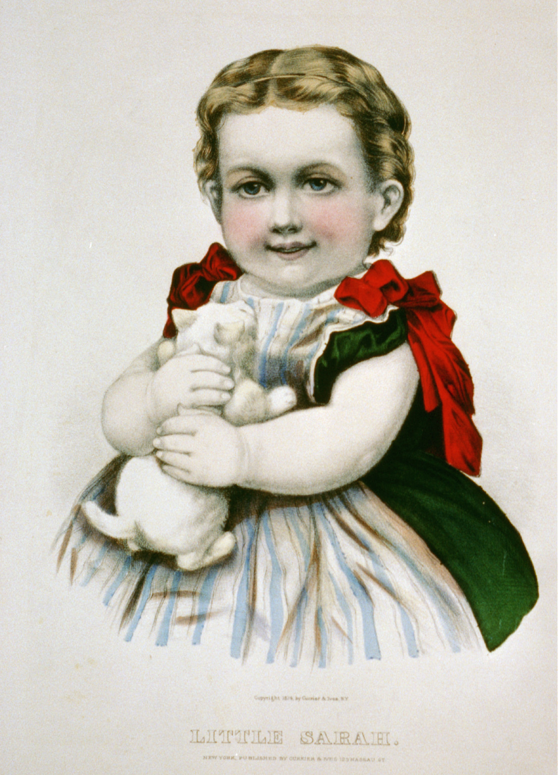 Little Sarah, New York : Published by Currier & Ives, c1874. — antique lithograph