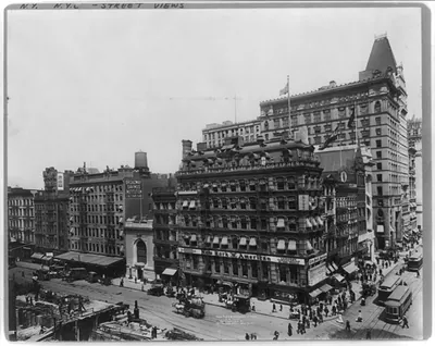 Park Place and Broadway, N.W. corner, New York City