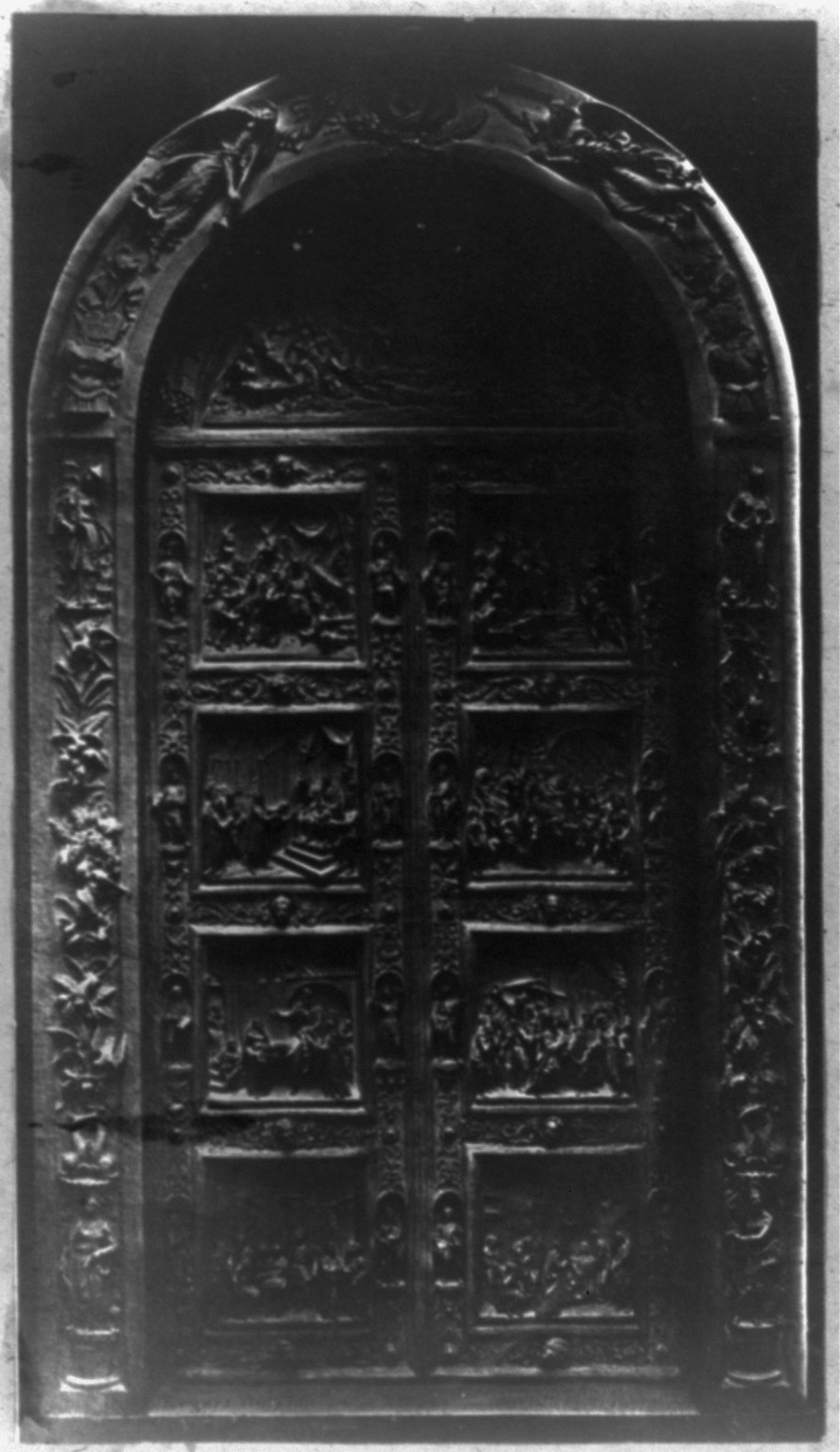 [Columbus Doors, U.S. Capitol], ca. 1863. — historic photograph