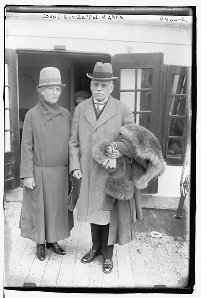 Count Konrad V. Zeppelin & wife