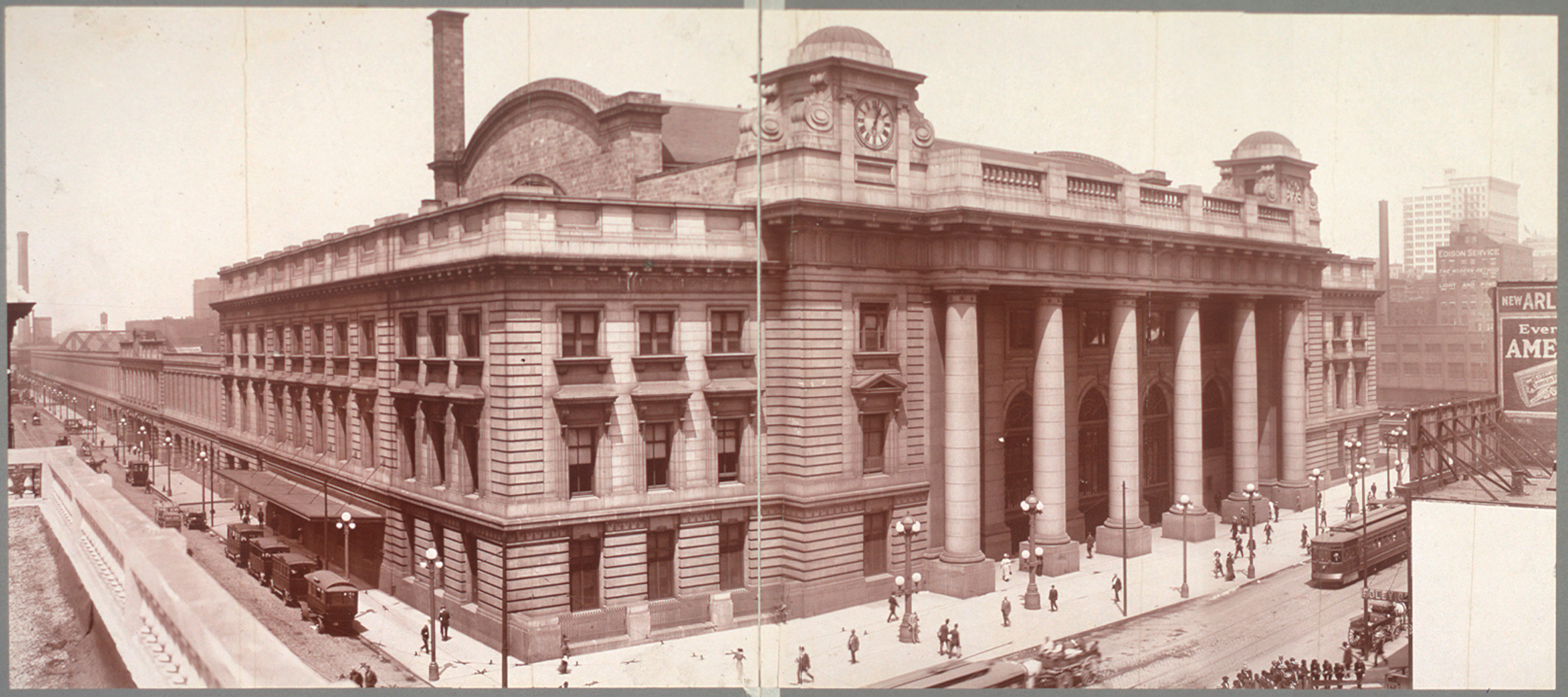 Chicago Northwestern Rail Term, Illinois, 1912, 1912 — historic image