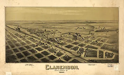 Clarendon, Texas, 1890