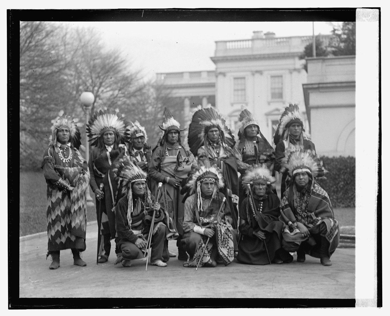 Indians at White House, [1924] — historic photograph