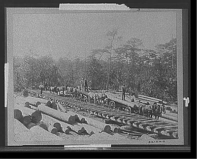 [Hauling logs to Railway, Keystone Lumber Co.]