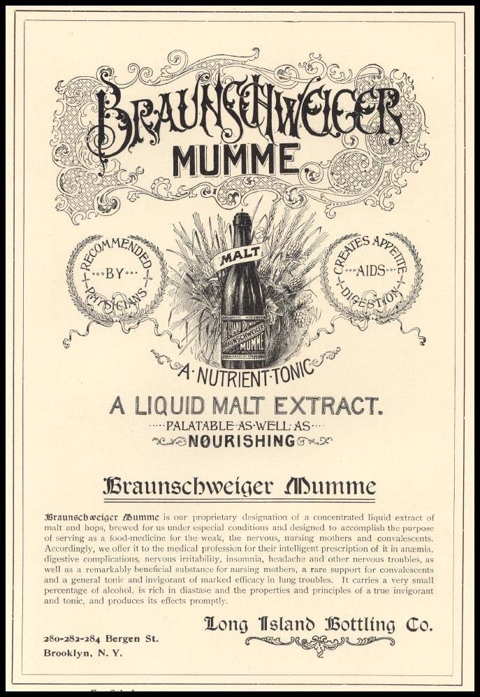Braunschweiger Mumme: A Liquid Malt Extract — historic image