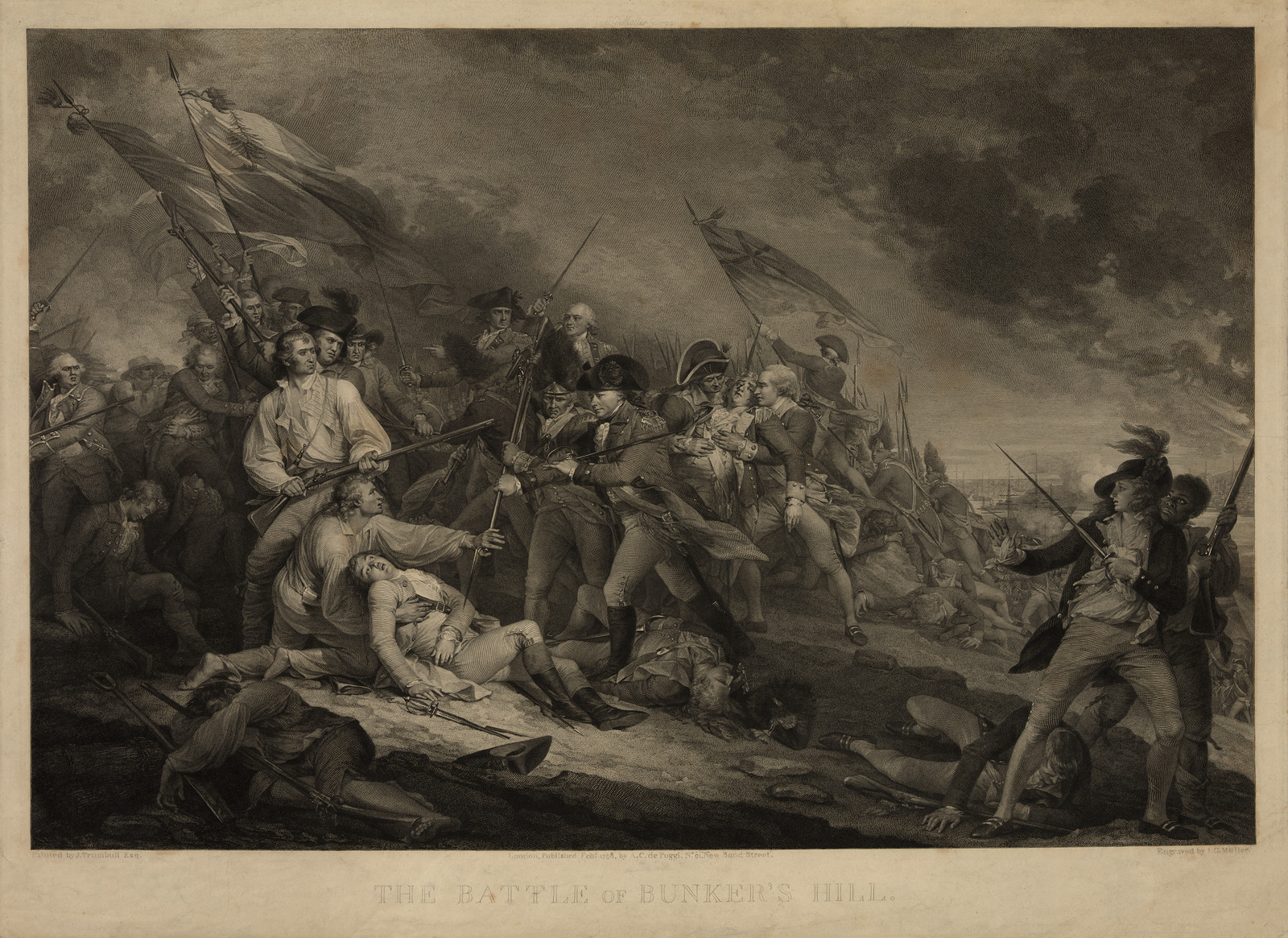 The Battle of Bunker's Hill — historic image