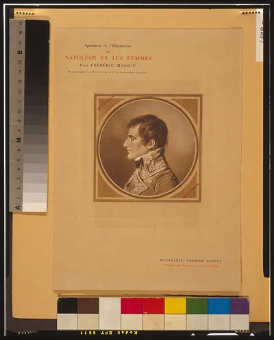 Bonaparte, Premier Consul / portrait par Lemoine en I'an X (1802).