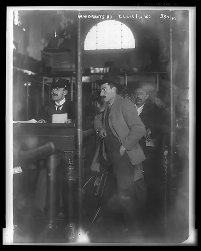 Immigrants at Ellis Island
