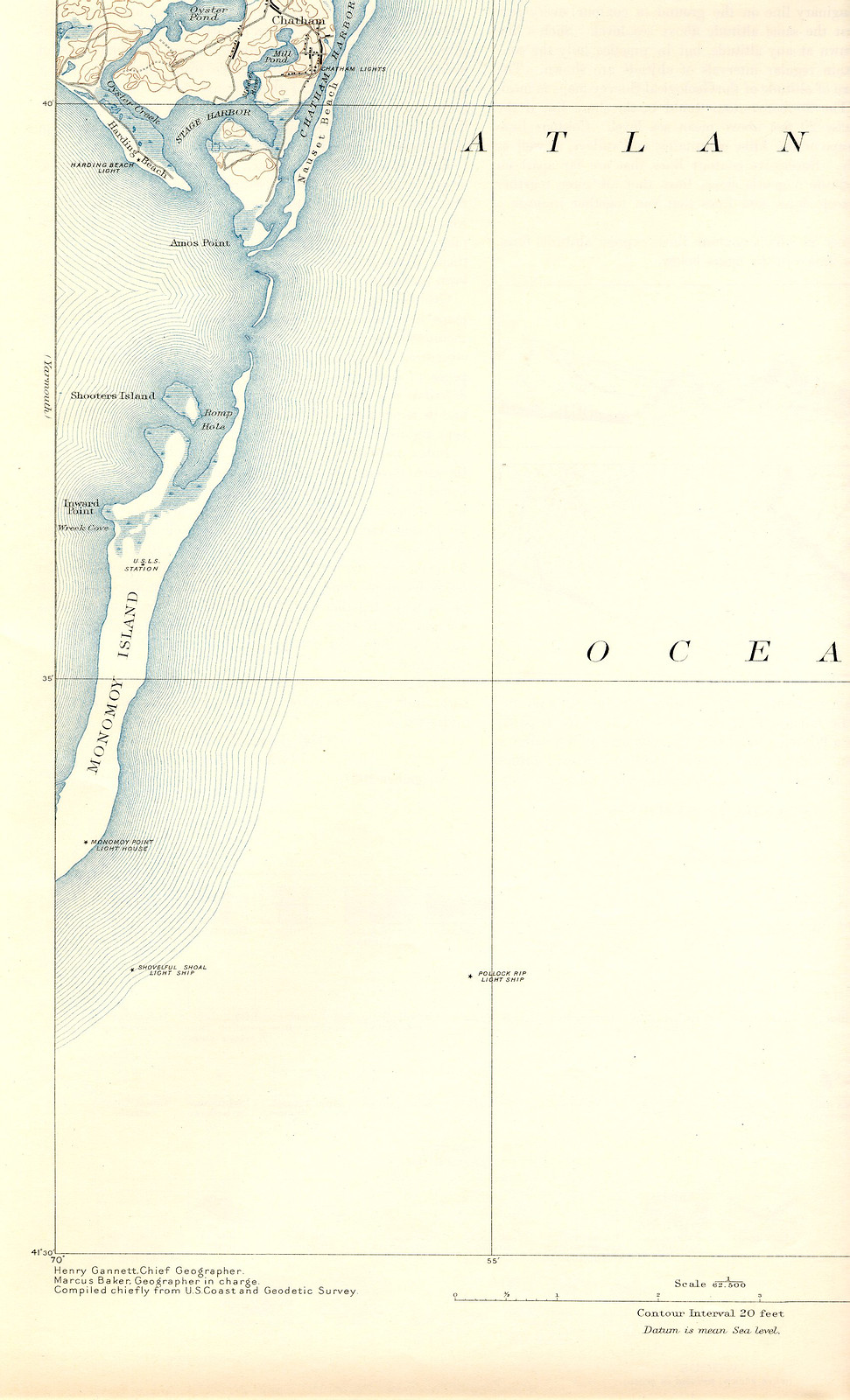 chtm 93 sw, Massachusetts — antique map