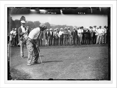 Golf match, Fred McLeod