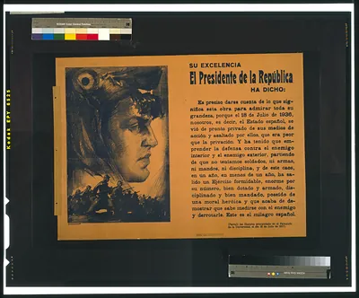 Su excelencia el Presidente de la Republica ha dicho: Es preciso darse cuenta de lo que significa esta obra para admirar toda su grandeza ...