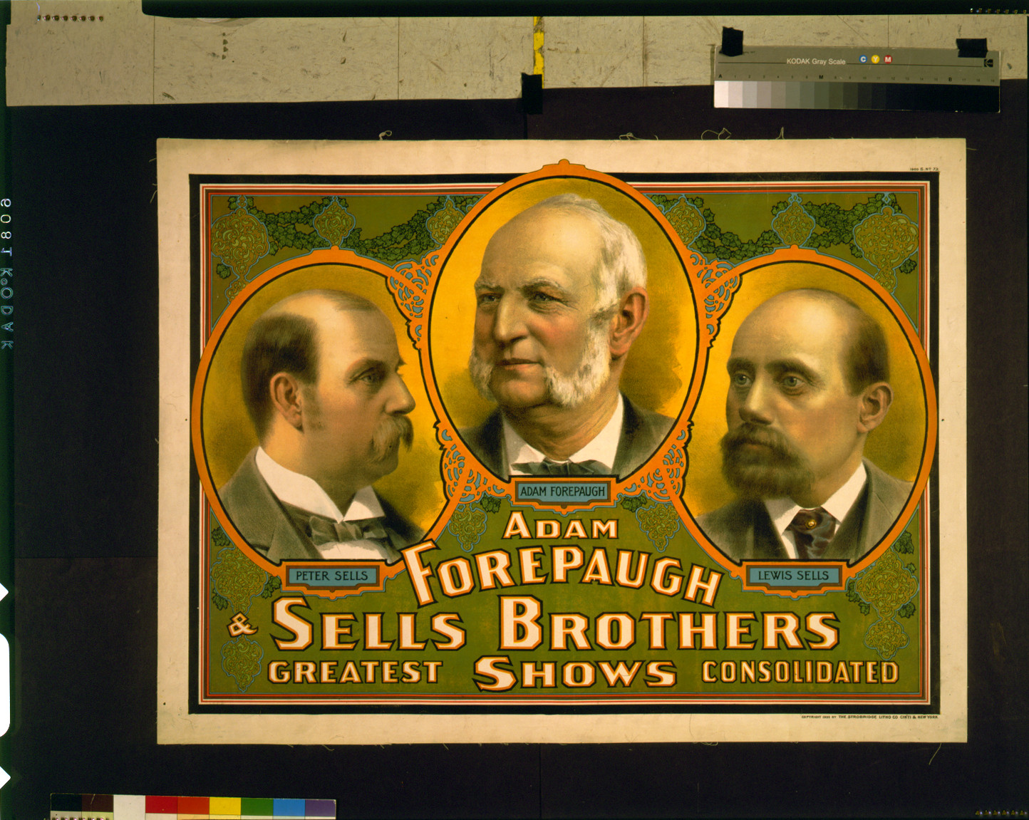 Adam Forepaugh & Sells Brothers great shows consolidated, c1900. — vintage poster