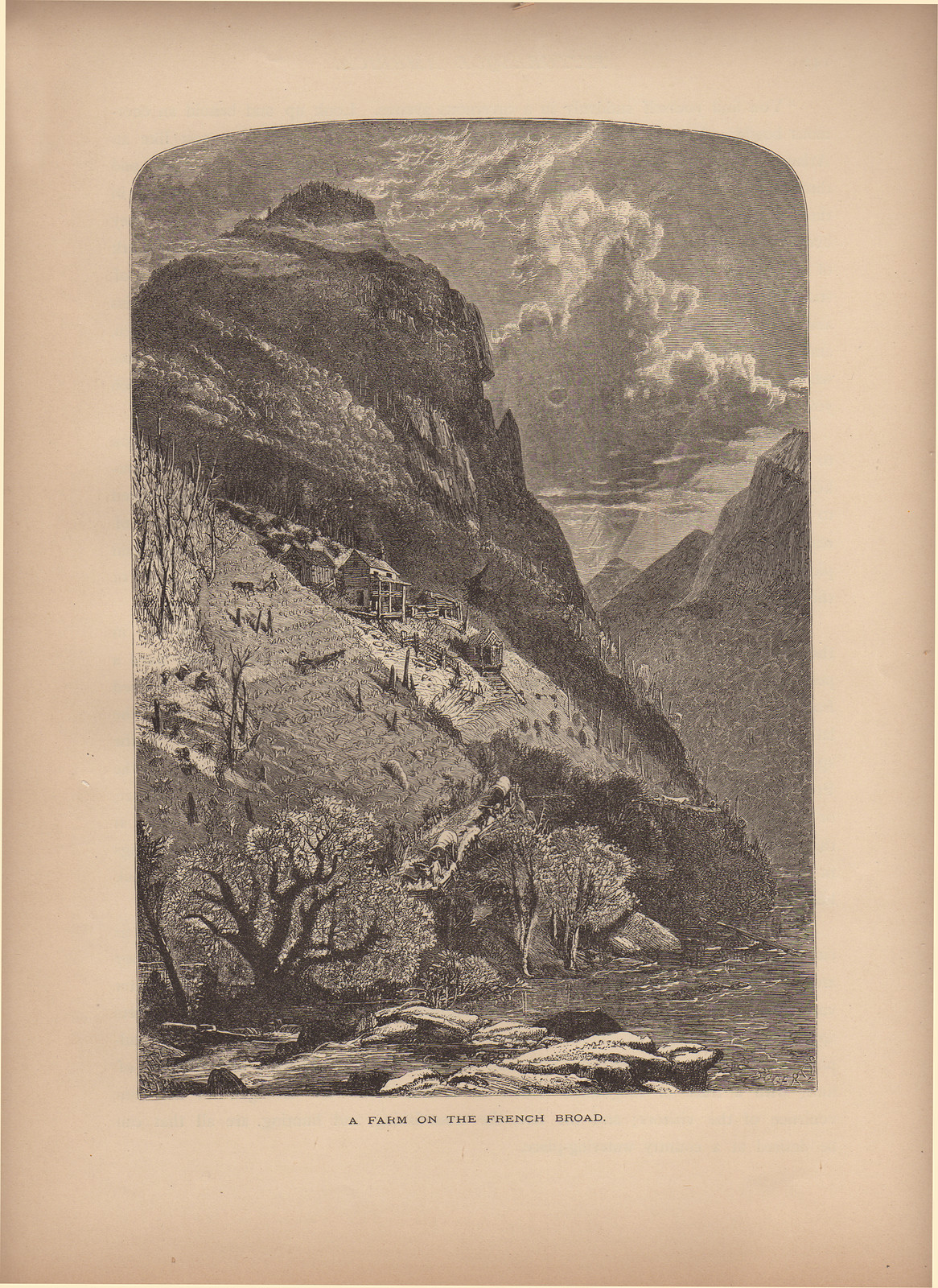 A Farm on the French Broad — historic image