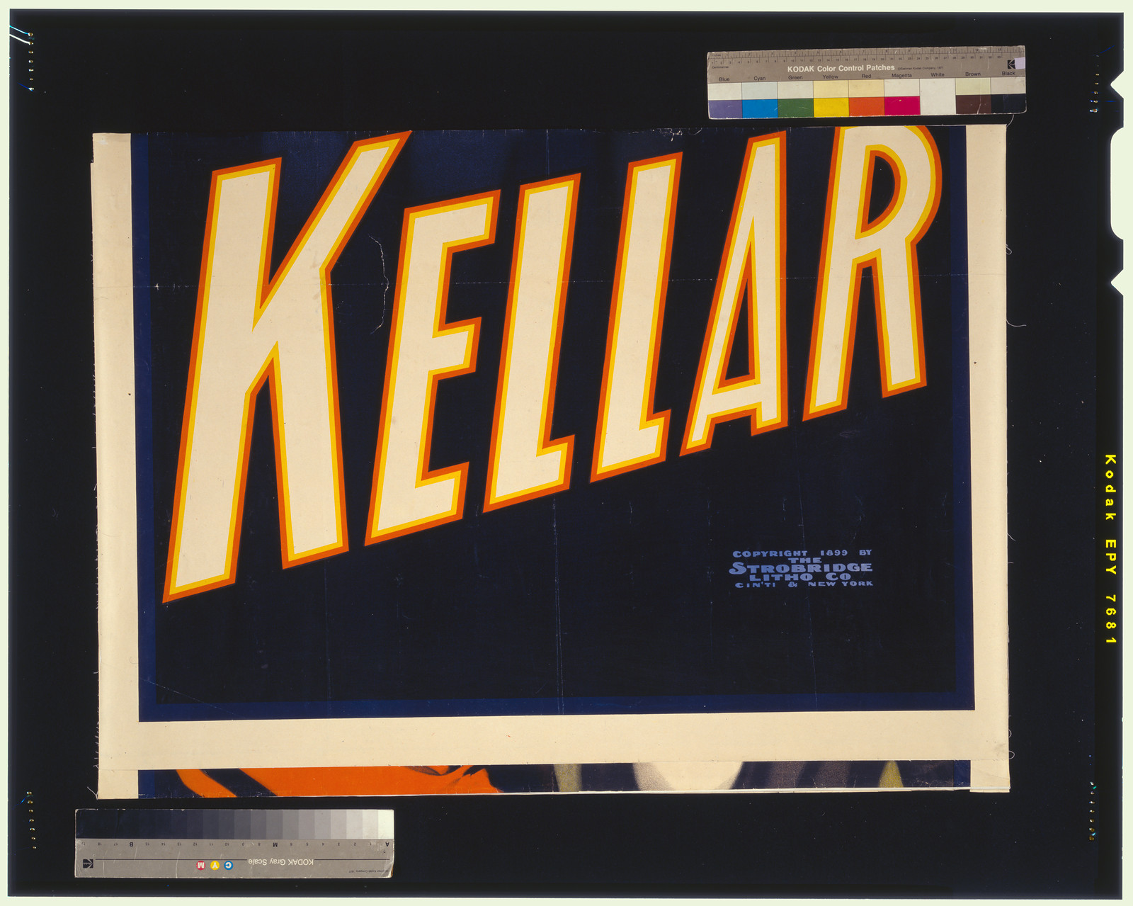 Kellar, Cin'ti ; New York : Strobridge Litho. Co., c1899. — vintage poster