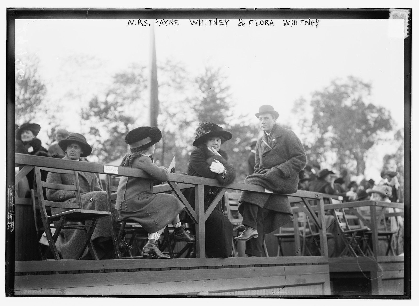 Mrs. Payne Whitney & Flora Whitney, n/a — historic photograph