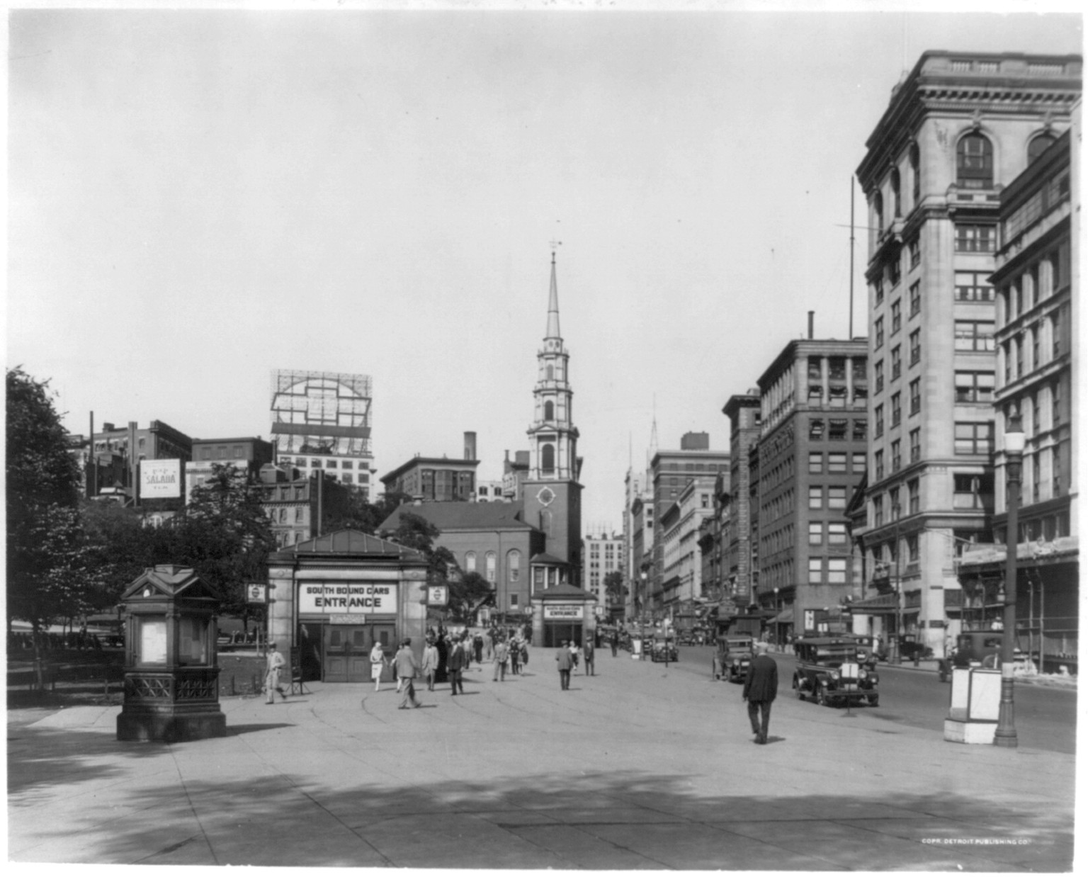 Tremont St. and the Mall, Boston, Mass., c1930 March 26. — historic photograph