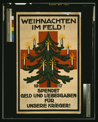 Weihnachten im Feld! 1917, Spendet Geld und Liebesgaben für unsere Krieger