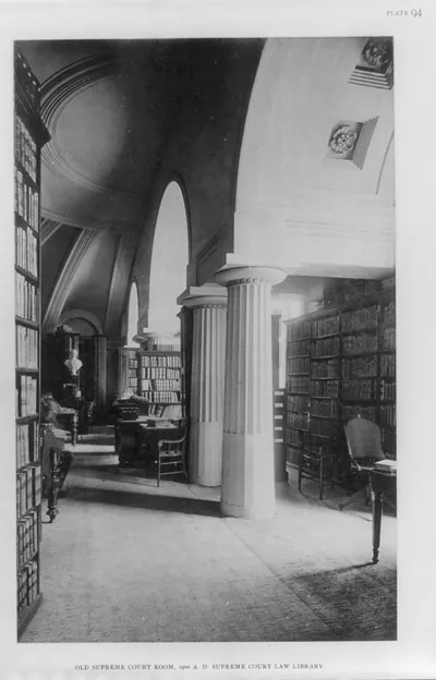 [Rooms in the U.S. Capitol: Old Supreme Court Room, 1900 A.D., Supreme Court Law Library]