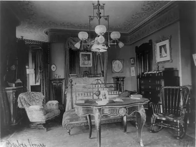 [Barber house, Washington, D.C. - bedroom]