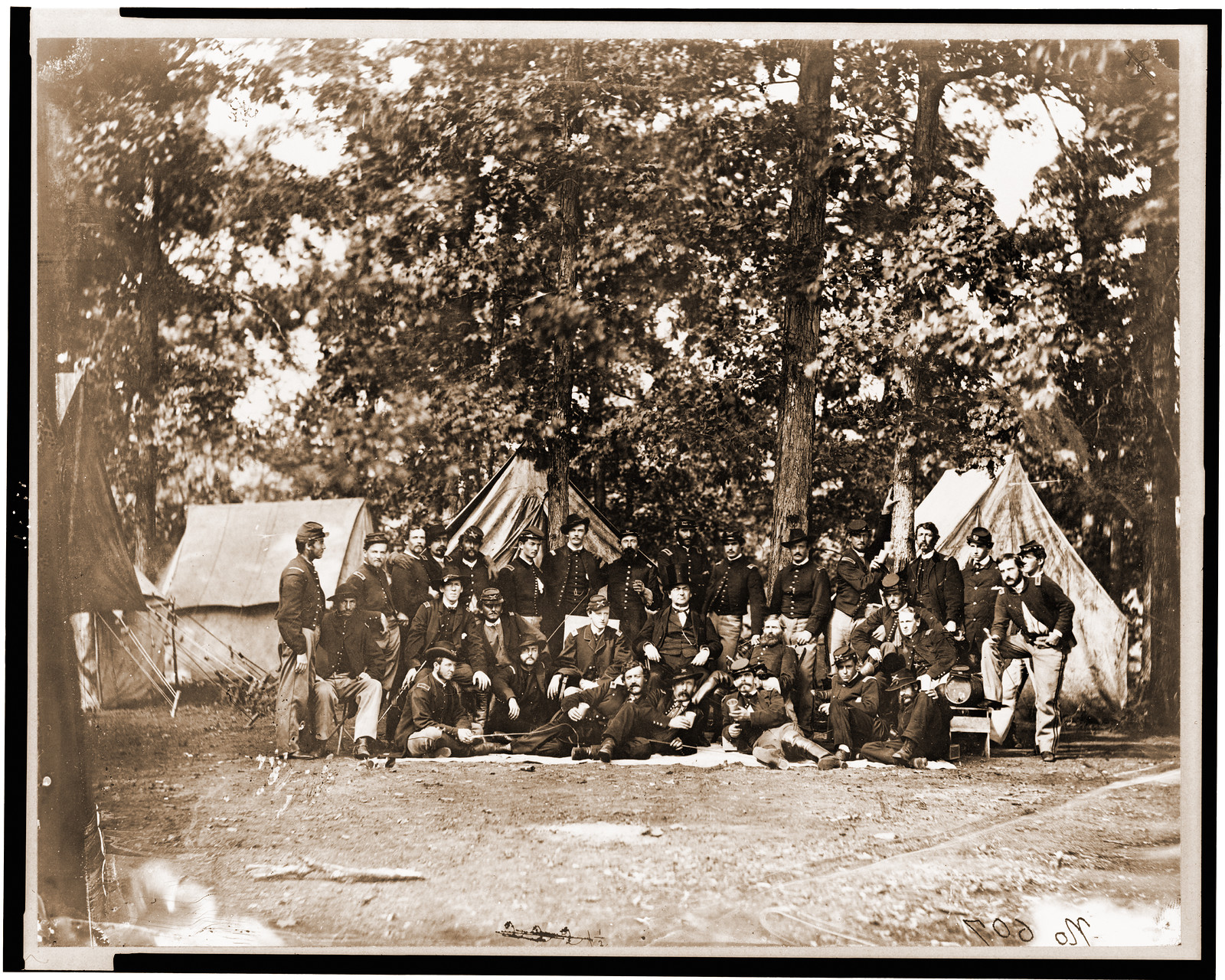 Officers of U.S. horse artillery brigade near Culpeper Va. September 1863, 1863 — historic photograph