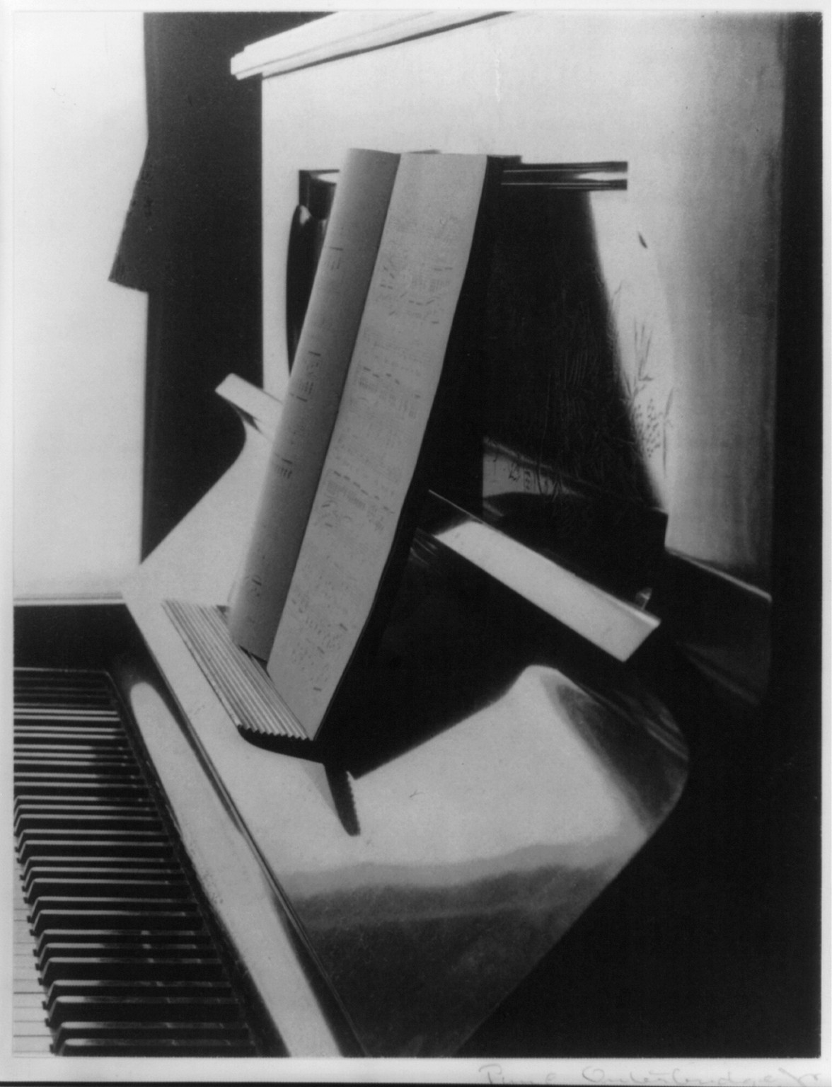 Piano — historic photograph