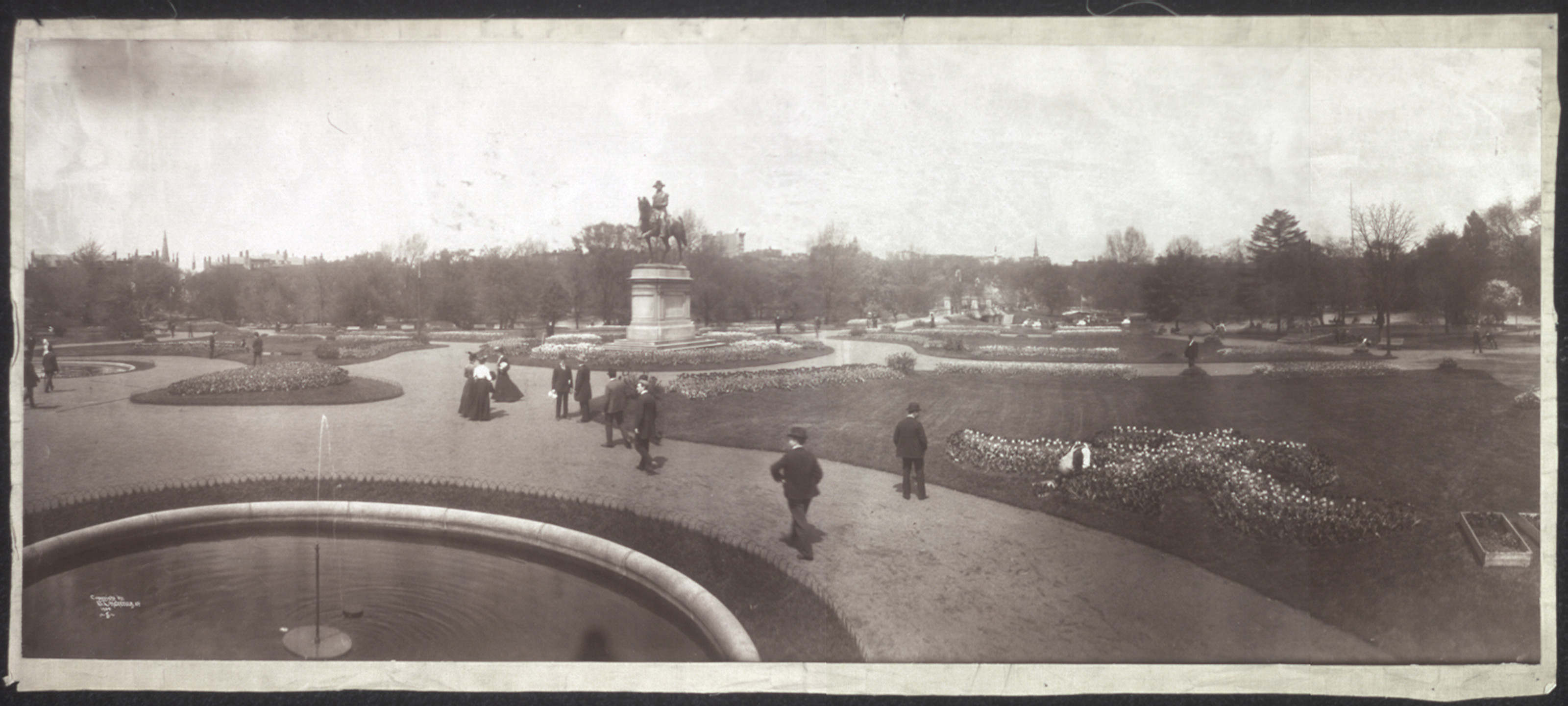 Boston Public Garden, Massachusetts, 1904, 1904 — historic image
