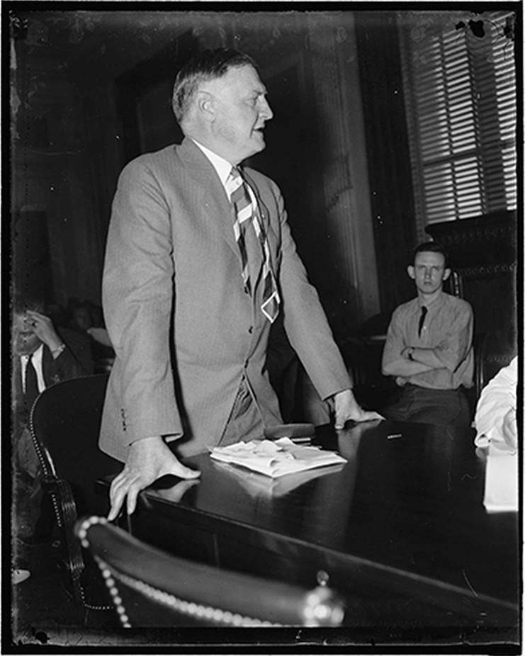 Antique Portrait - Washington DC - Sears Roebuck before Joint Committee, [19]39 May 4. — historic image