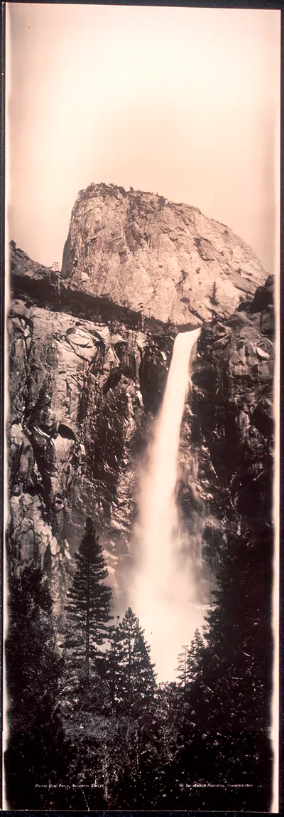 Bridal Veil Falls Yosemite, California, 1915