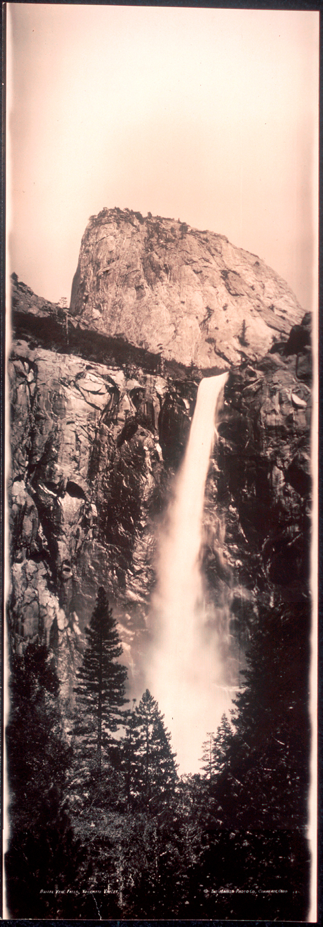 Bridal Veil Falls Yosemite, California, 1915, 1915 — historic image