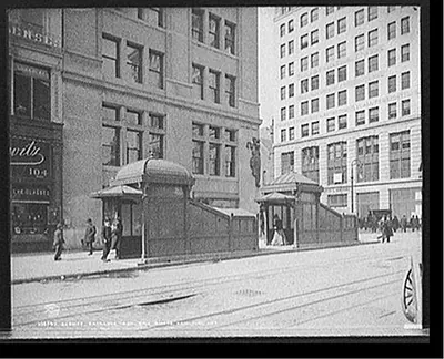 Subway entrance and exit kiosks, New York City