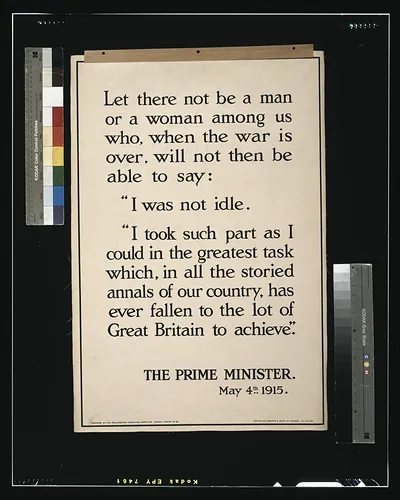 Let there not be a man or a woman among us ... / printed by Roberts & Leete Ltd., London.