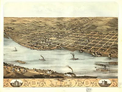Lyons, Iowa, 1868