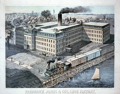 Frederick Jones & Co's. shoe factory, Plymouth, Mass.