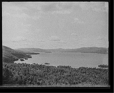 [South from Shelving Rock, Lake George, N.Y.]