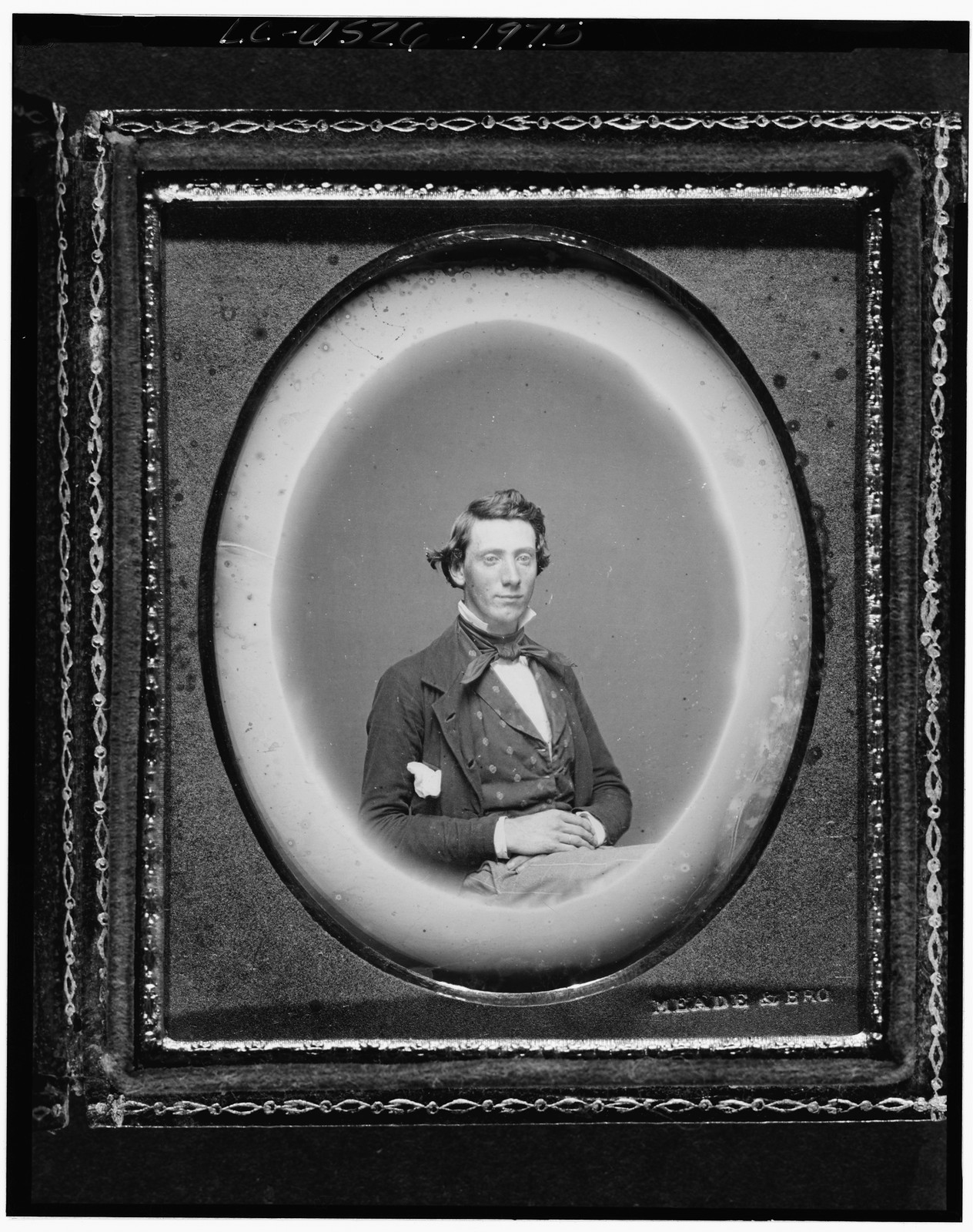 [Charles M. Norton, three-quarter length portrait], [between 1850 and 1860] — historic photograph