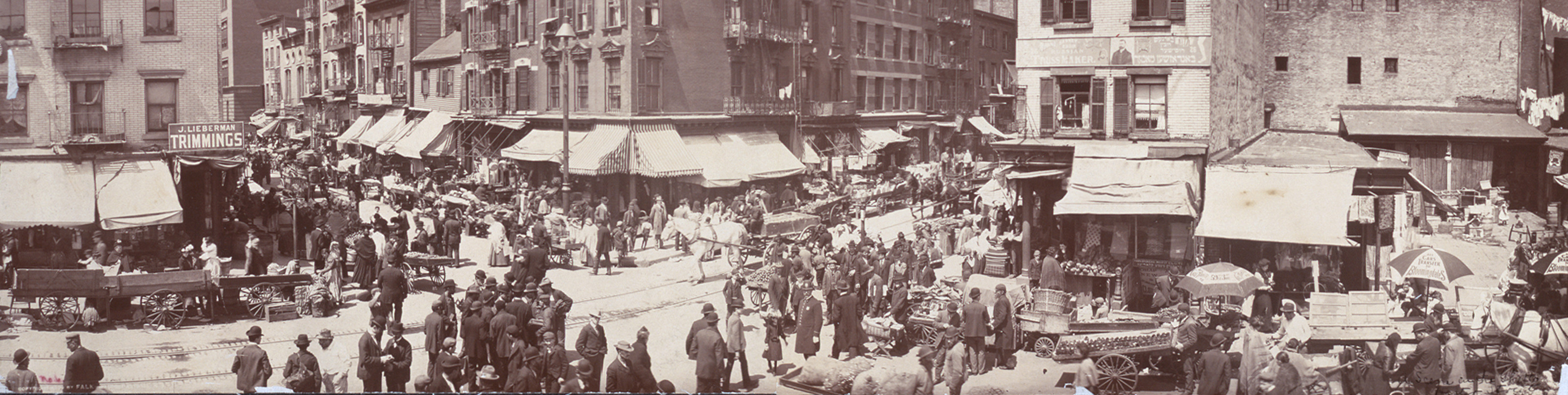 Ghetto Scene Hester St New YorkA, 1902, 1902 — historic image