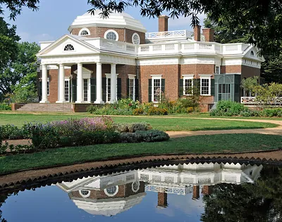 Jefferson's Monticello (Pond Reflection) Tony The Misfit