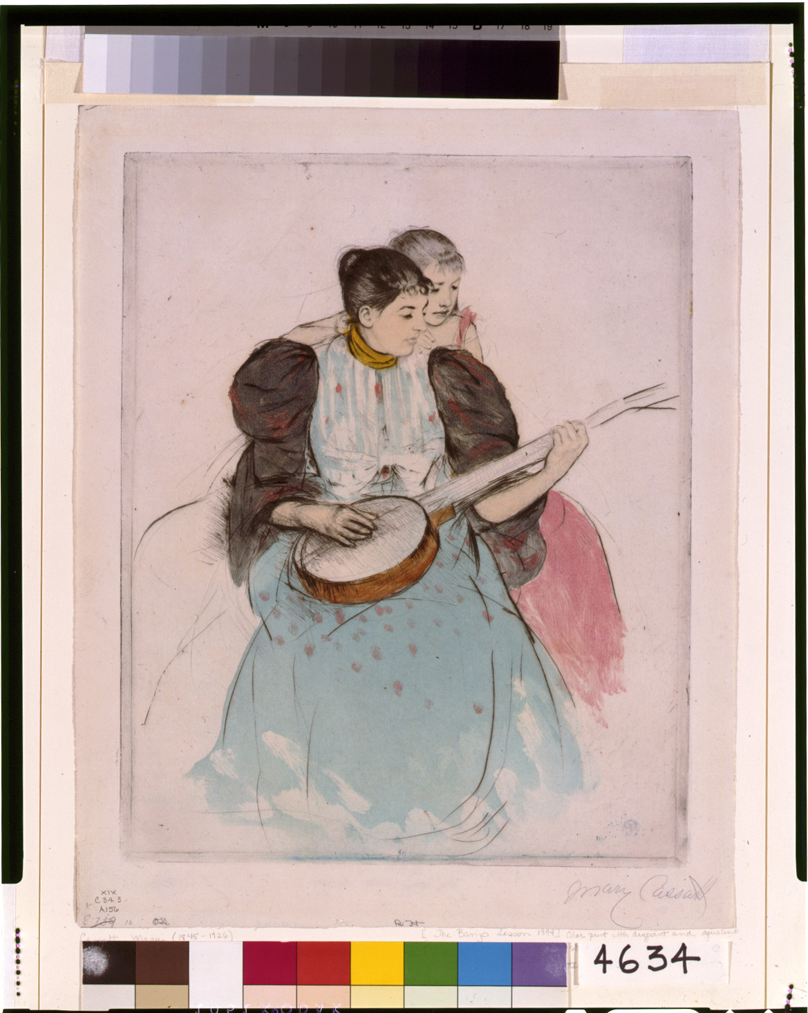 [The banjo lesson] / Mary Cassatt., [1894] — historic print