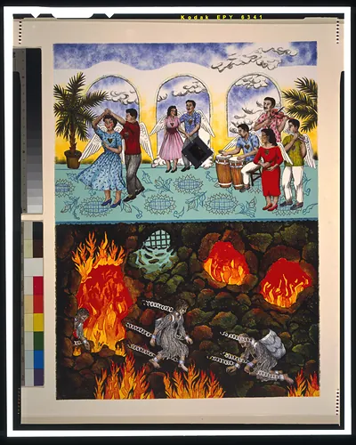 Heaven and hell / Carmen Lomas Garza 1990.