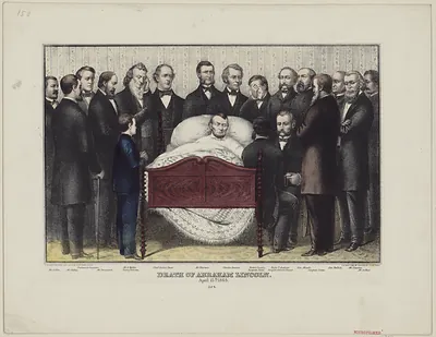 Death Of Abraham Lincoln, April 15th 1865