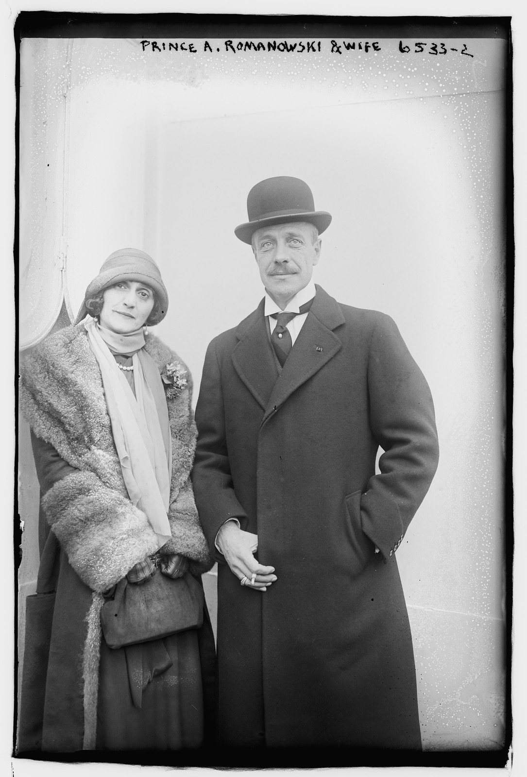 Prince A. Romanowski & wife, n/a — historic photograph