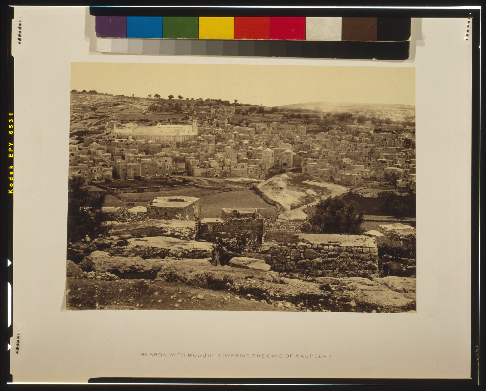 Hebron with mosque covering the Cave of Macpelah / Frith., [1862?] — historic photograph
